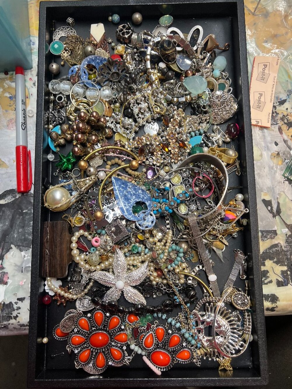 Craft Jewelry Lot JJ - 2+ Pounds